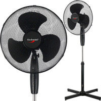 Stojanový ventilátor KÚD 125 cm - čierny