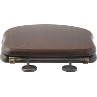 Kerasan RETRO WC sedátko Soft Close, orech/bronz 108640