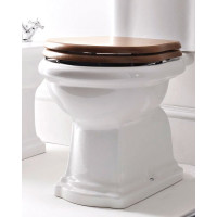 Kerasan RETRO WC sedátko Soft Close, orech/bronz 108640