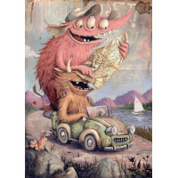 HEYE Puzzle Zozoville: Výlet 2000 dielikov