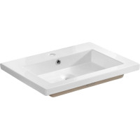 Keramické umývadlo SPIRIT WHITE DP 60 cm - biele