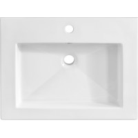 Keramické umývadlo SPIRIT WHITE DP 60 cm - biele
