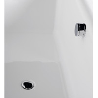 Polysan MARBLE vaňová súprava s napúšťaním, bovden, dĺžka 775mm, chróm 11051