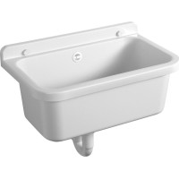 Aqualine Závesná výlevka 55x34cm, plast, biela PI5055