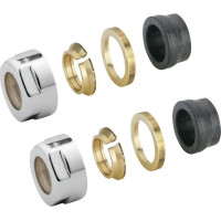 Sapho Zverné šróbenie pre Meď 15mm, nerez mat CP6515