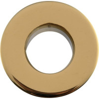 Sapho Kovová krytka prepadu umývadla, 30 mm, zlato AR912