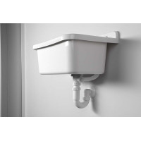 Aqualine Závesná výlevka s odkladacou plochou 60x34cm, plast, biela PI5060