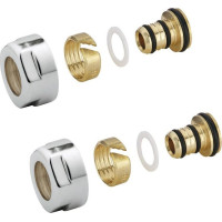 Sapho Zverné šróbenie pre Alupex 16mm, chróm CP6020