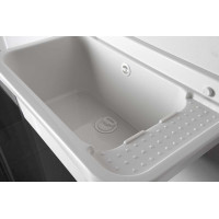 Aqualine Závesná výlevka s odkladacou plochou 60x34cm, plast, biela PI5060