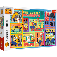 TREFL Puzzle Ja, zloduch 4: Gru a Mimoni 1000 dielikov