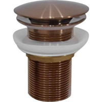 Sapho AURUM umývadlová výpusť 5/4“, click-clack, meď mat ND-AU300
