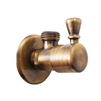 Sapho Rohový ventil, 1/2" x 1/2", bronz ROTO6