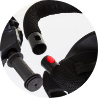 CHIPOLINO Trojkolka so strieškou Be Active 2v1 Obsidian