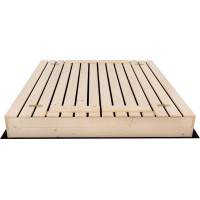 SAND TROPIC Drevené pieskovisko s lavičkami a príslušenstvom 100x100 cm (prírodné)