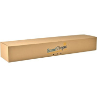 SAND TROPIC Drevené pieskovisko s lavičkami a príslušenstvom 100x100 cm (prírodné)