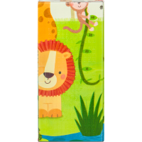 LIONELO Obojstranná podložka na hranie Robby Multicolor Safari + Život v meste
