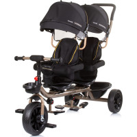 CHIPOLINO Trojkolka pre dvojčatá Hip Hop Ebony