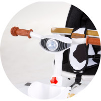 CHIPOLINO Trojkolka so strieškou Futuro 2v1 Cow