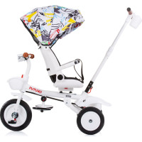 CHIPOLINO Trojkolka so strieškou Futuro 2v1 Graffiti