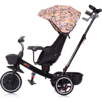 CHIPOLINO Trojkolka so strieškou Smart 2v1 Pink