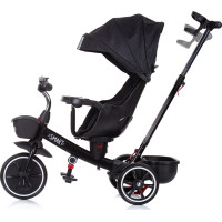 CHIPOLINO Trojkolka so strieškou Smart 2v1 Raven