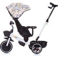 CHIPOLINO Trojkolka so strieškou Smart 2v1 White
