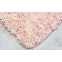 Plyšový detský koberec MAX svetlo ružový