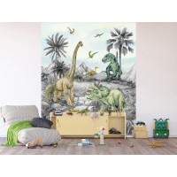 Detská fototapeta - DINO 1 - 225x270 cm