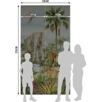 Detská fototapeta - JUNGLE 1 - 150x270 cm