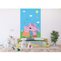 Detská fototapeta - Prasiatko Peppa - 150x270 cm