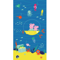 Detská fototapeta - Prasiatko Peppa svet pod vodou - 150x270 cm