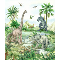 Detská fototapeta - DINO 2 - 225x270 cm