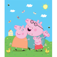 Detská fototapeta - Prasiatko Peppa - 225x270 cm