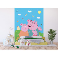 Detská fototapeta - Prasiatko Peppa - 225x270 cm
