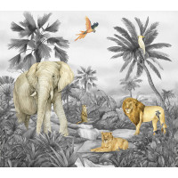 Detská fototapeta - JUNGLE 2 - 300x270 cm