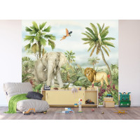 Detská fototapeta - JUNGLE 1 - 300x270 cm