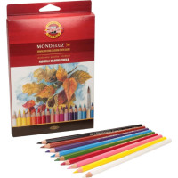 KOH-I-NOOR Akvarelové pastelky Mondeluz 3719 - 36 ks