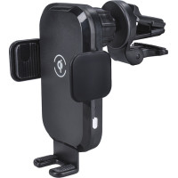 Solight bezdrôtová nabíjačka do auta Qi 15W s automatickým uchytením