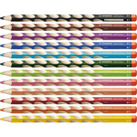 STABILO EASYstart sada 12 pasteliek pre pravákov s strúhadlom