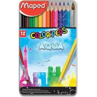 MAPED Pastelky Aqua Color&#39;Peps 12 ks + štetec
