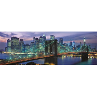 CLEMENTONI Panoramatické puzzle Brooklynský most 1000 dielikov