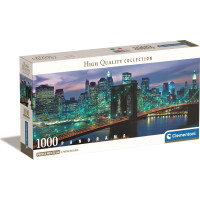 CLEMENTONI Panoramatické puzzle Brooklynský most 1000 dielikov