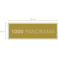 CLEMENTONI Panoramatické puzzle Brooklynský most 1000 dielikov