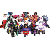 CLEMENTONI Panoramatické puzzle Disney zloduchové 1000 dielikov