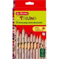 HERLITZ Pastelky Trilino 12 farieb (triangle)