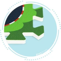 ECOTOYS Penové puzzle Mestečko