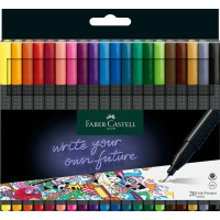Faber-Castell Popisovače Grip 20 ks - 0,4mm