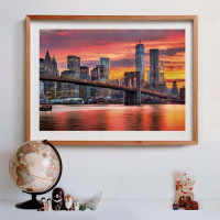 CLEMENTONI Puzzle East River za súmraku 1500 dielikov