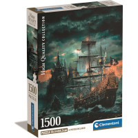 CLEMENTONI Puzzle Pirátska loď 1500 dielikov