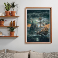 CLEMENTONI Puzzle Pirátska loď 1500 dielikov